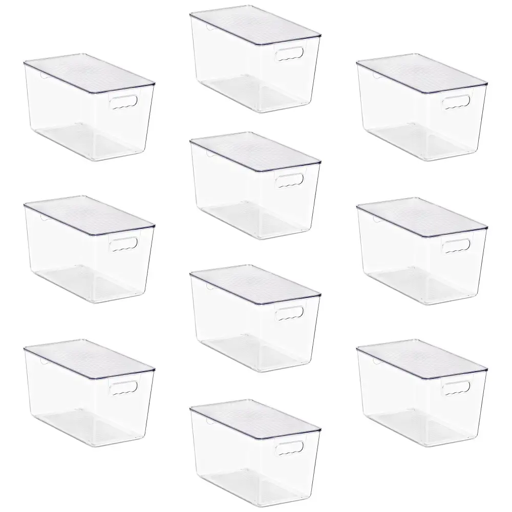 Clear Storage Bins With Lids And Handles
