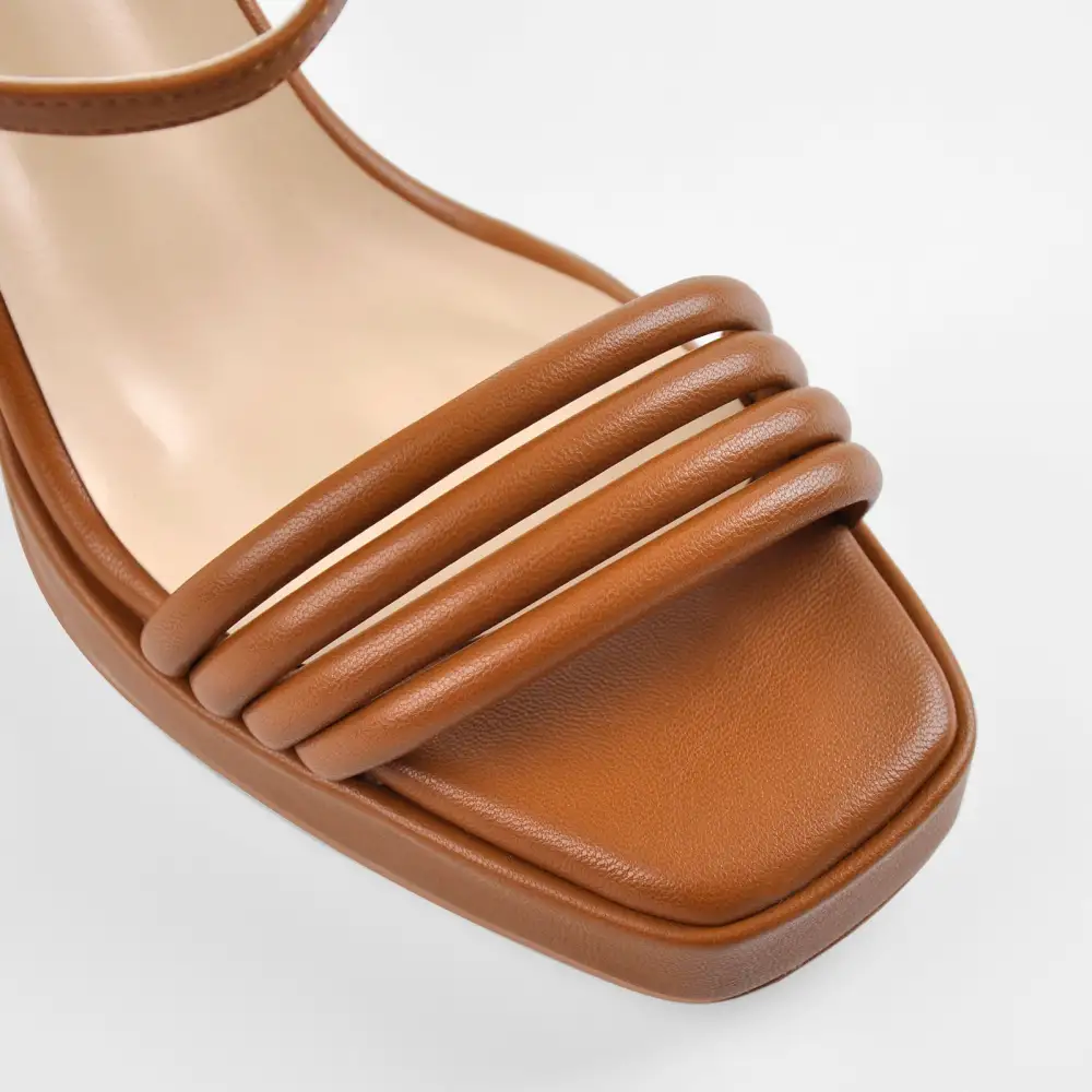 Platform Design Heel Ankle Strap Sandals