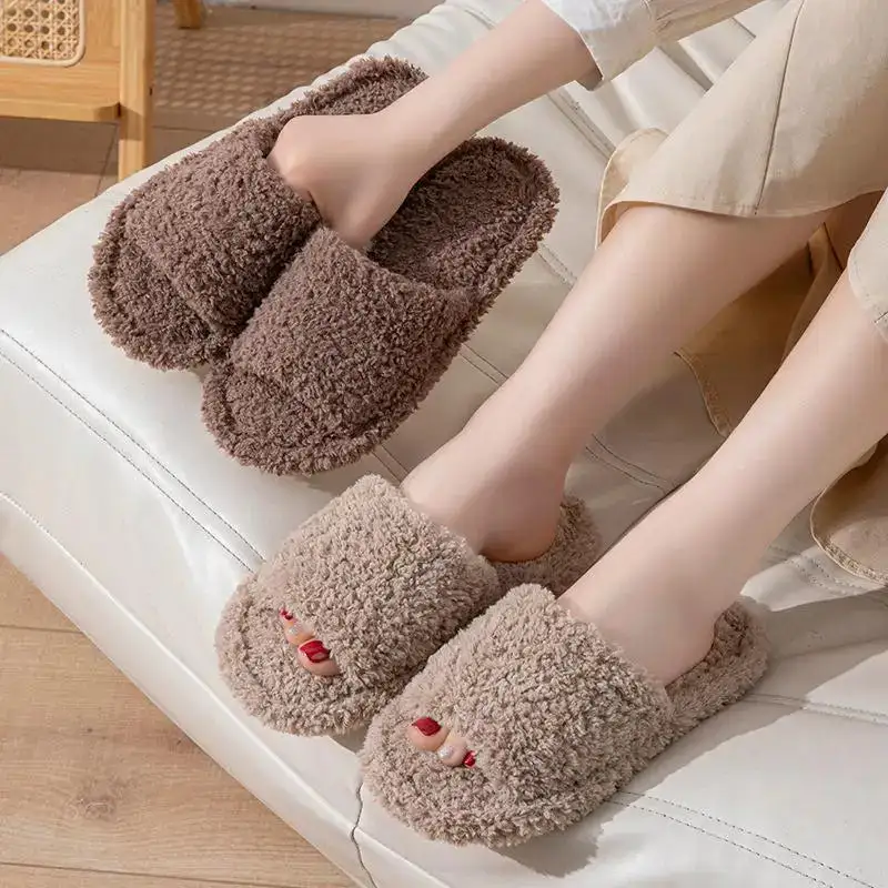 Effortless Plush Home Slippers