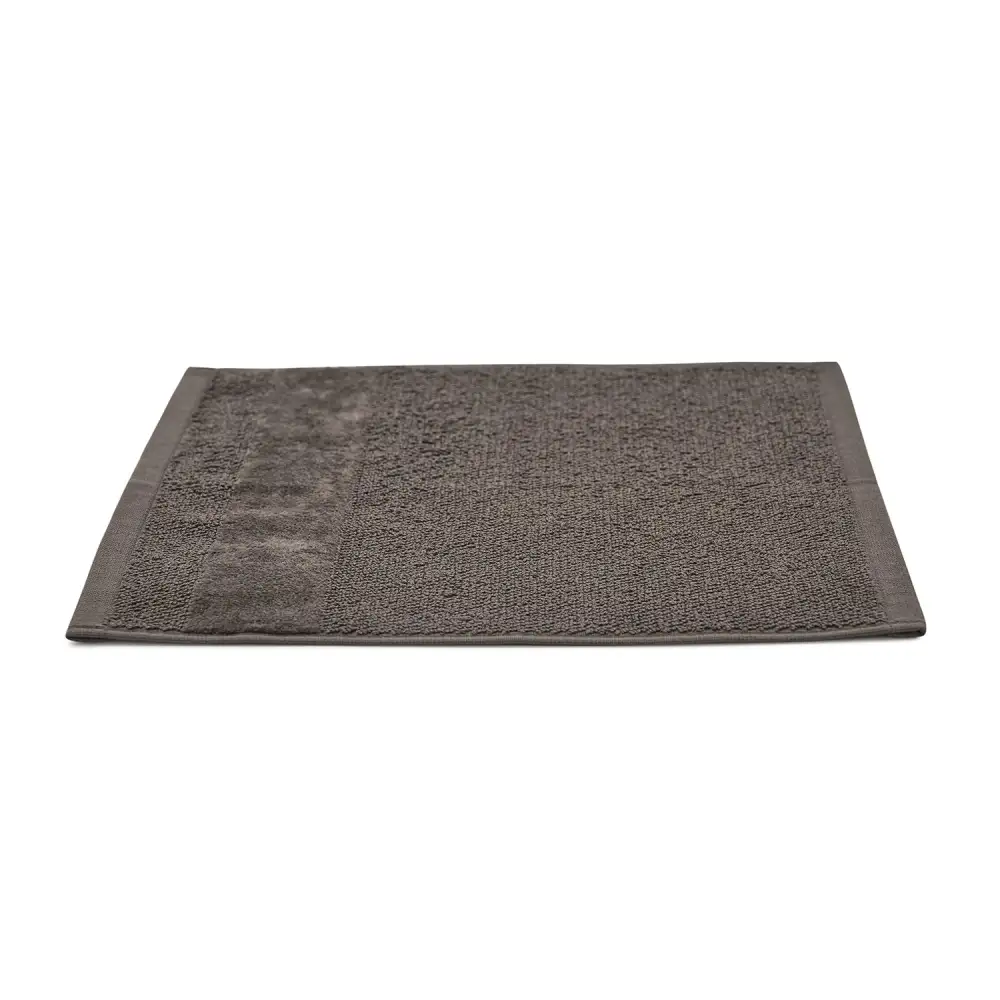 Dark Gray Cotton Face Towel Set