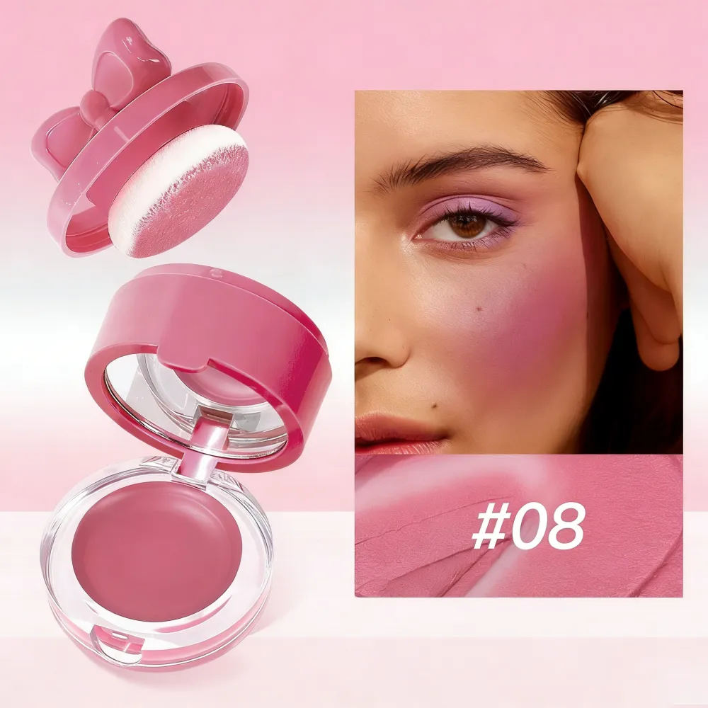 Bow-Top Cream Blush