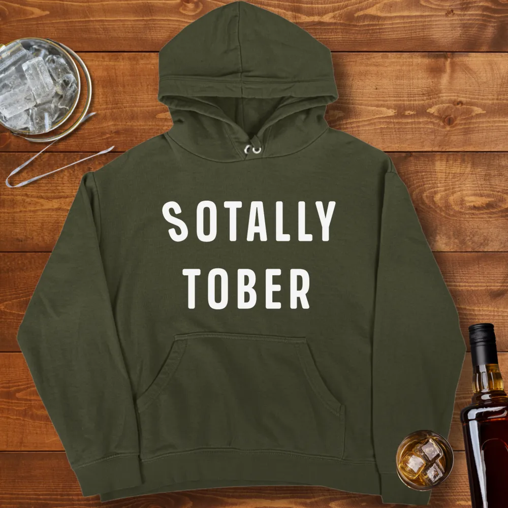 Slightly Tipsy, Totally Sober Hoodie