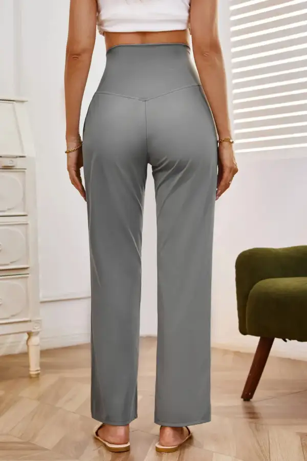Modern High Waist Wide Leg Pants