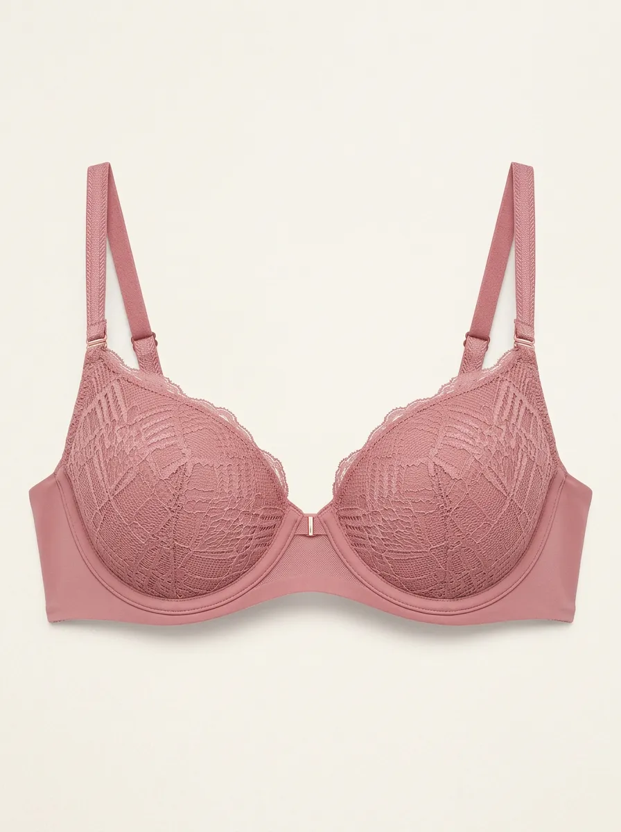 Everyday Underwire Lace Floral Modern Look Women's Bra