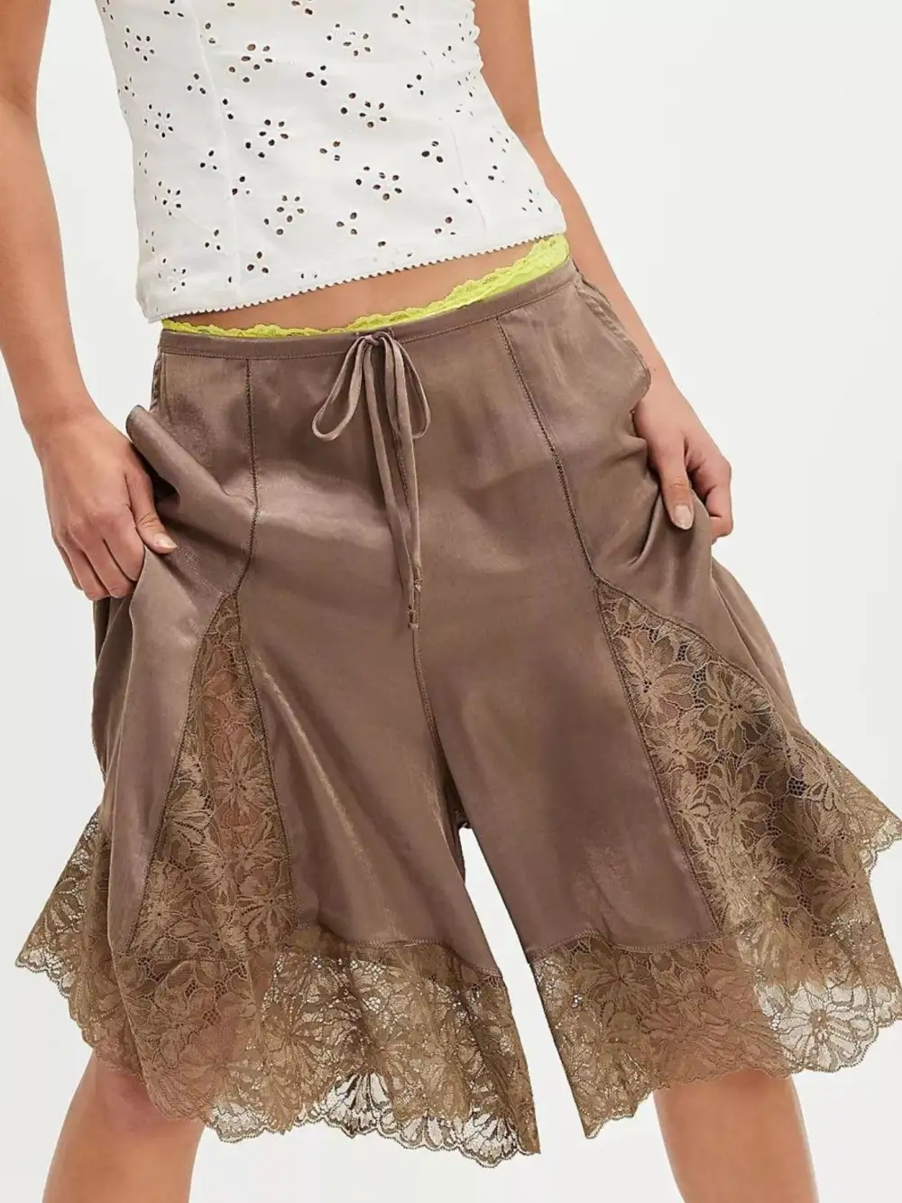 Everyday Lace Trim Shorts