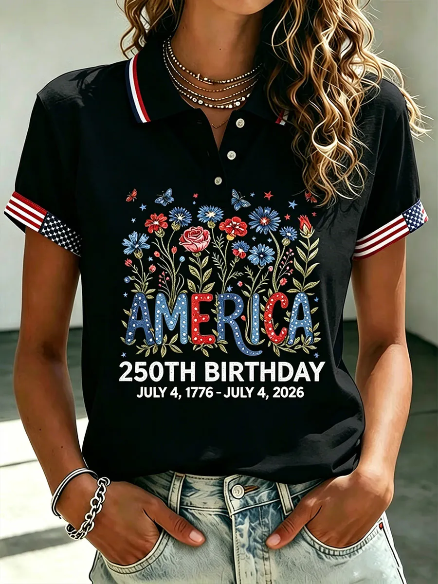 Women's 250th Anniversary of the United States POLO Shirt