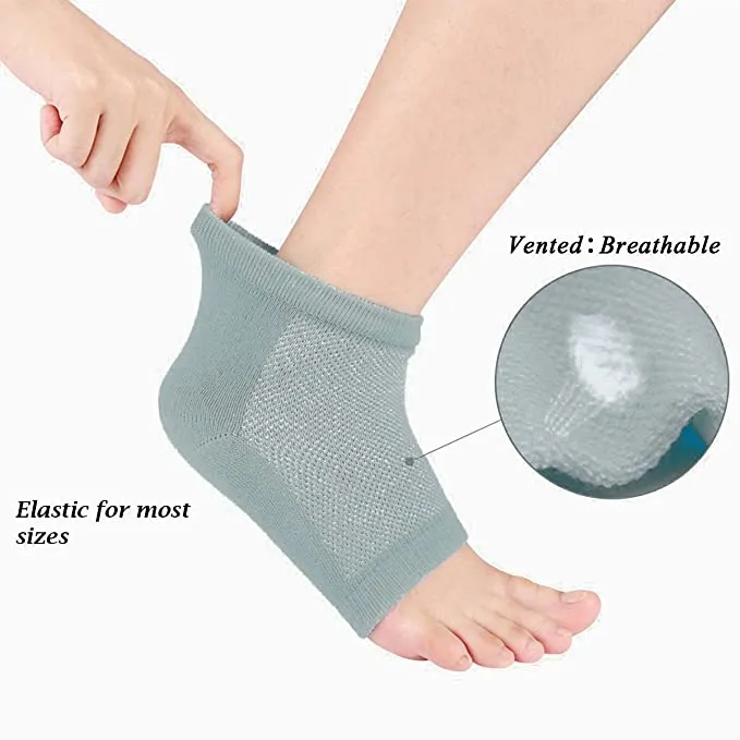 Cotten Gel Heel Socks