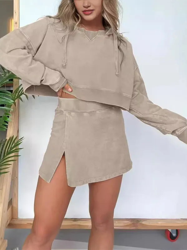 Collared Long Sleeve Coordinated Set