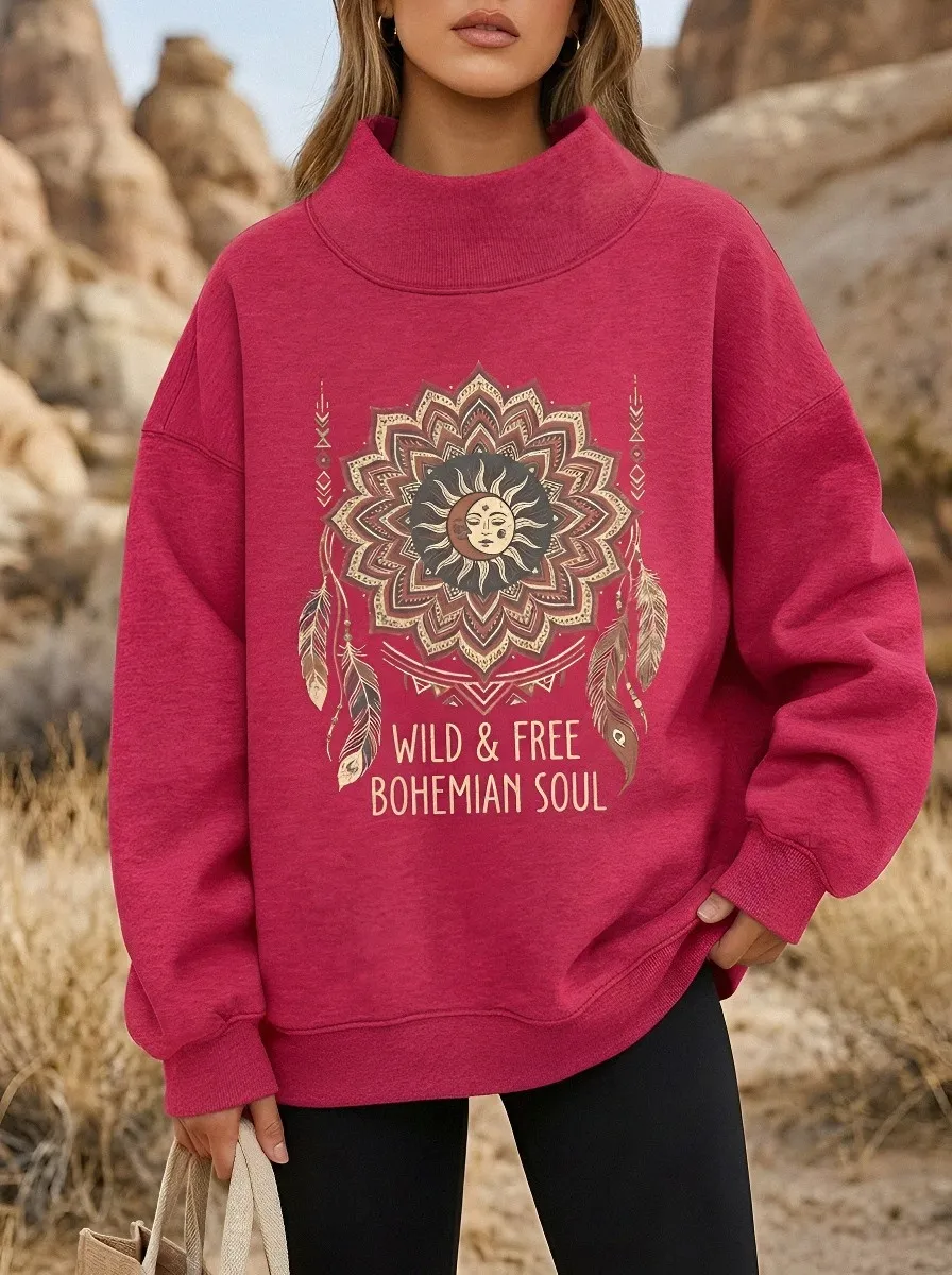 Bohemian Soul Sun Sweatshirt