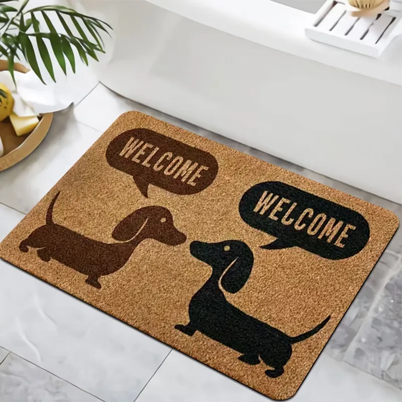 Dachshund Welcome Door Mat