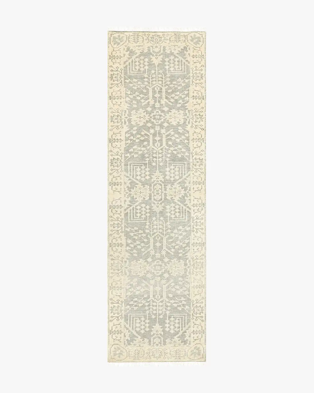 Hand-Knotted Wool Area Rug