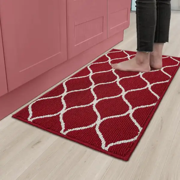 Simple Trellis Kitchen Floor Mat