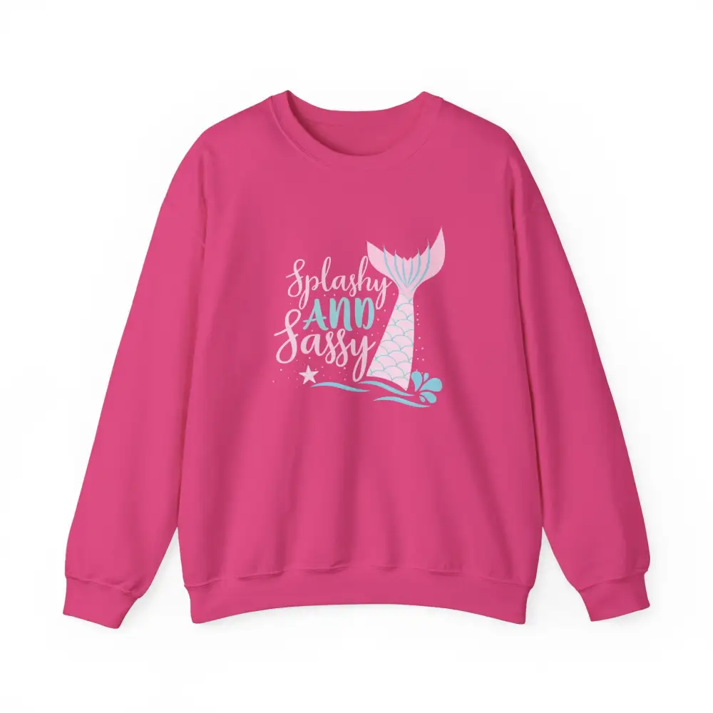 Sassy Mermaid Graphic Crewneck Sweatshirt