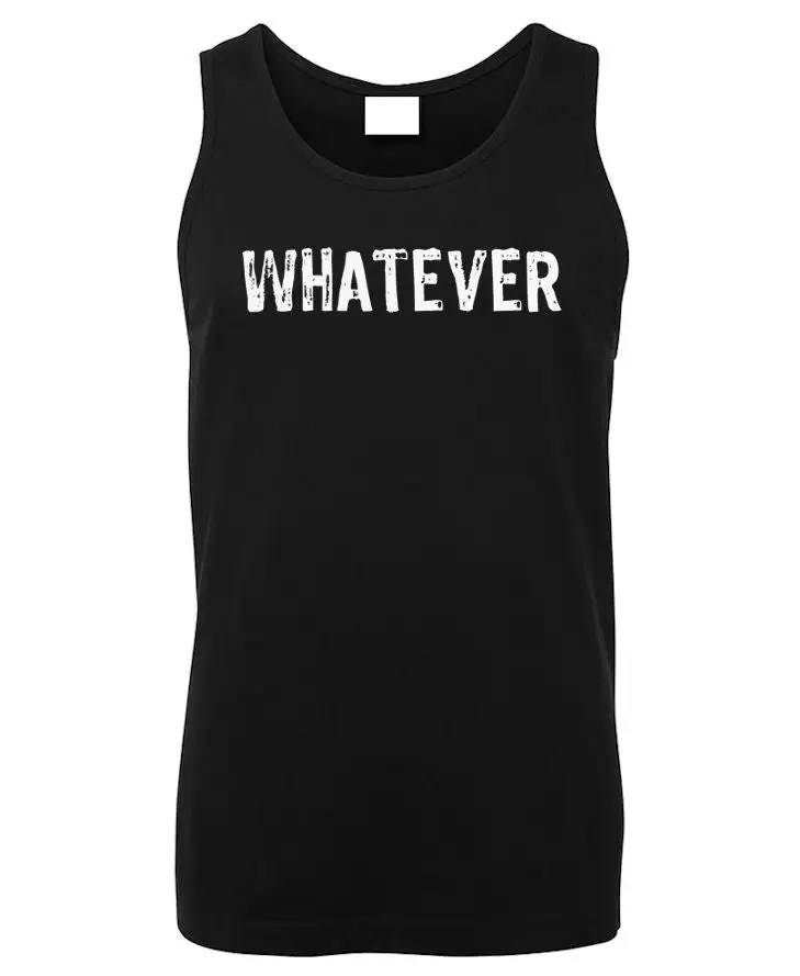 Whatever Text Graphic Tank Top