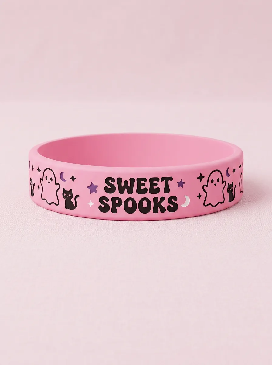 Cat Halloween Graphic Wristband
