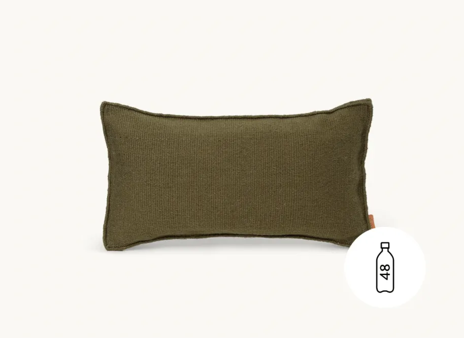 Textured Wool Decorative Cushion