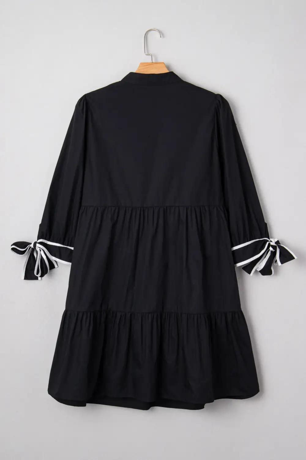 Comfort Fit V Neck Mini Dress
