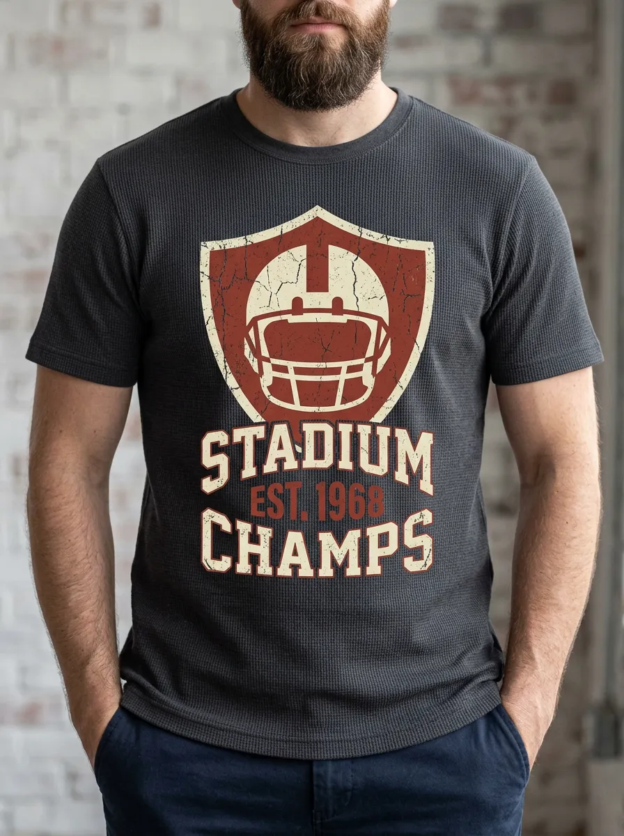 Men's Gridiron Stadium Champs Helmet T-Shirt