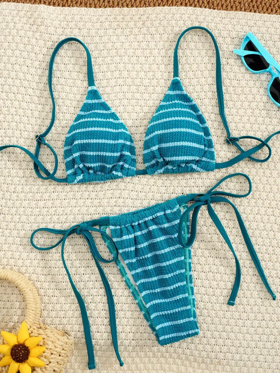 Katia Vacation-Style Striped Bikini