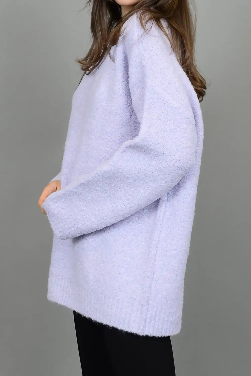 V Neck Oversized Relaxed Pullover Sweater