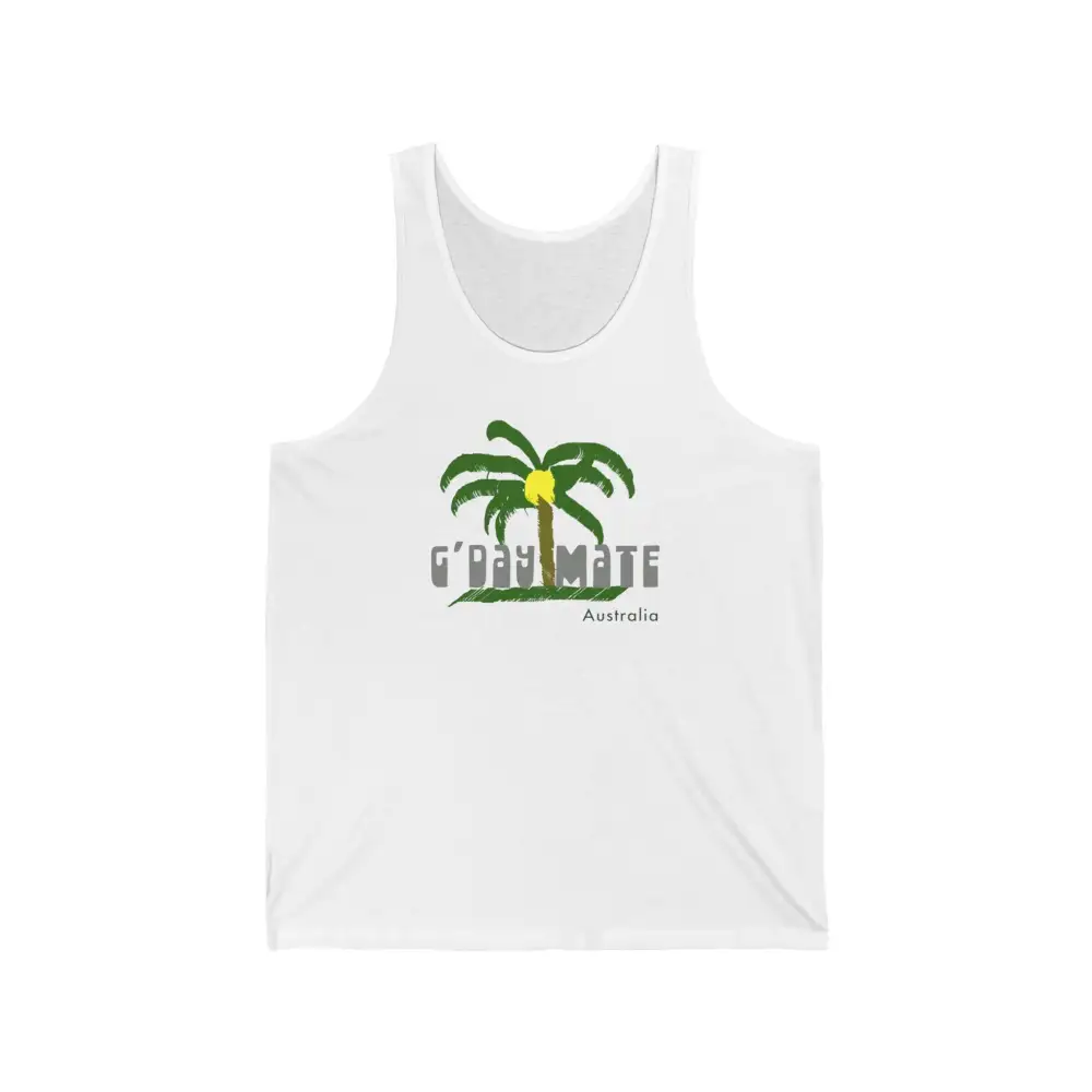 Palm Tree Travel Graphic Tank Top