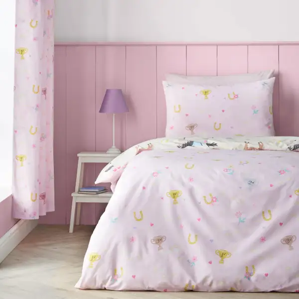 Balanced Bedroom Reversible Printed Linen Duvet Cover Set