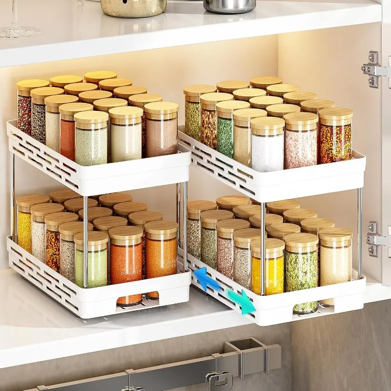 2 Tier Spice Rack Organizer