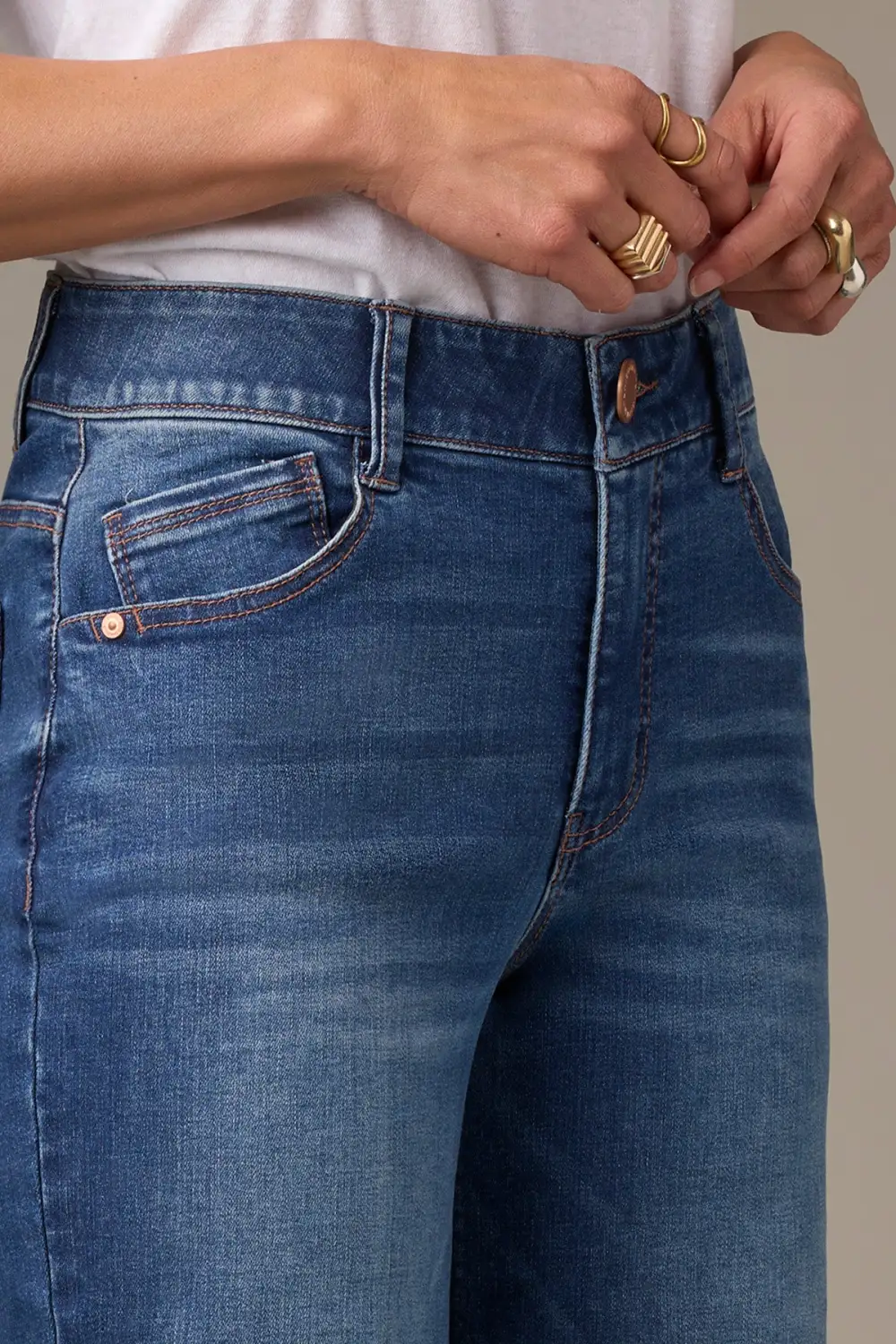 High Rise Wide Leg Jeans