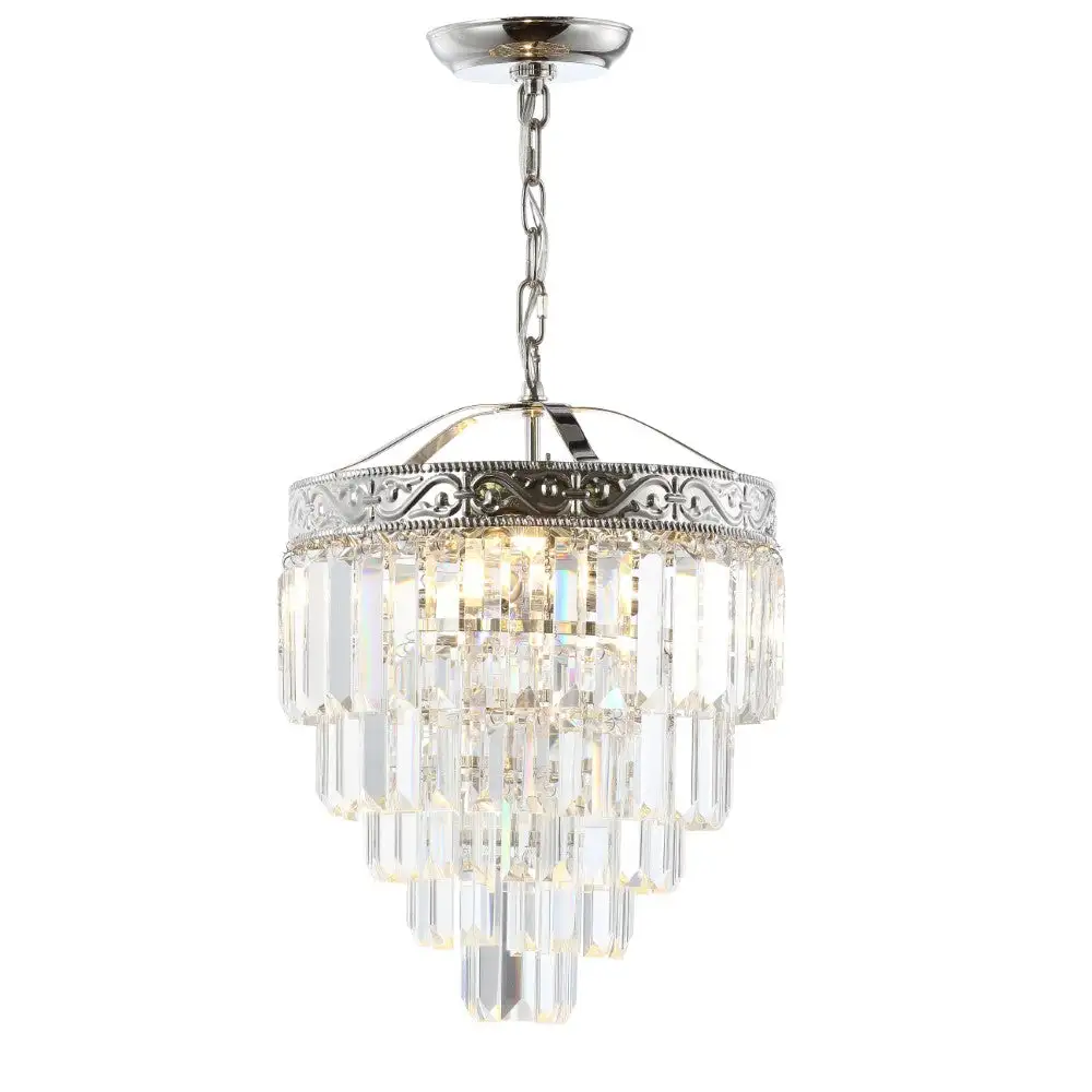 Dual-Light Crystal LED Chandelier