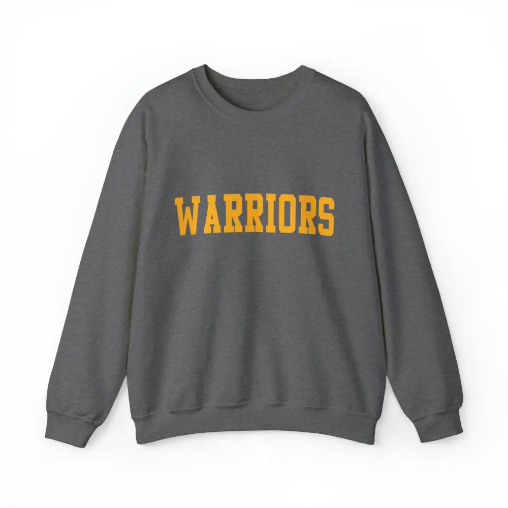 Everyday Athletic Lettering Blue Accent Gold Accent Team Graphic Crewneck Sweatshirt