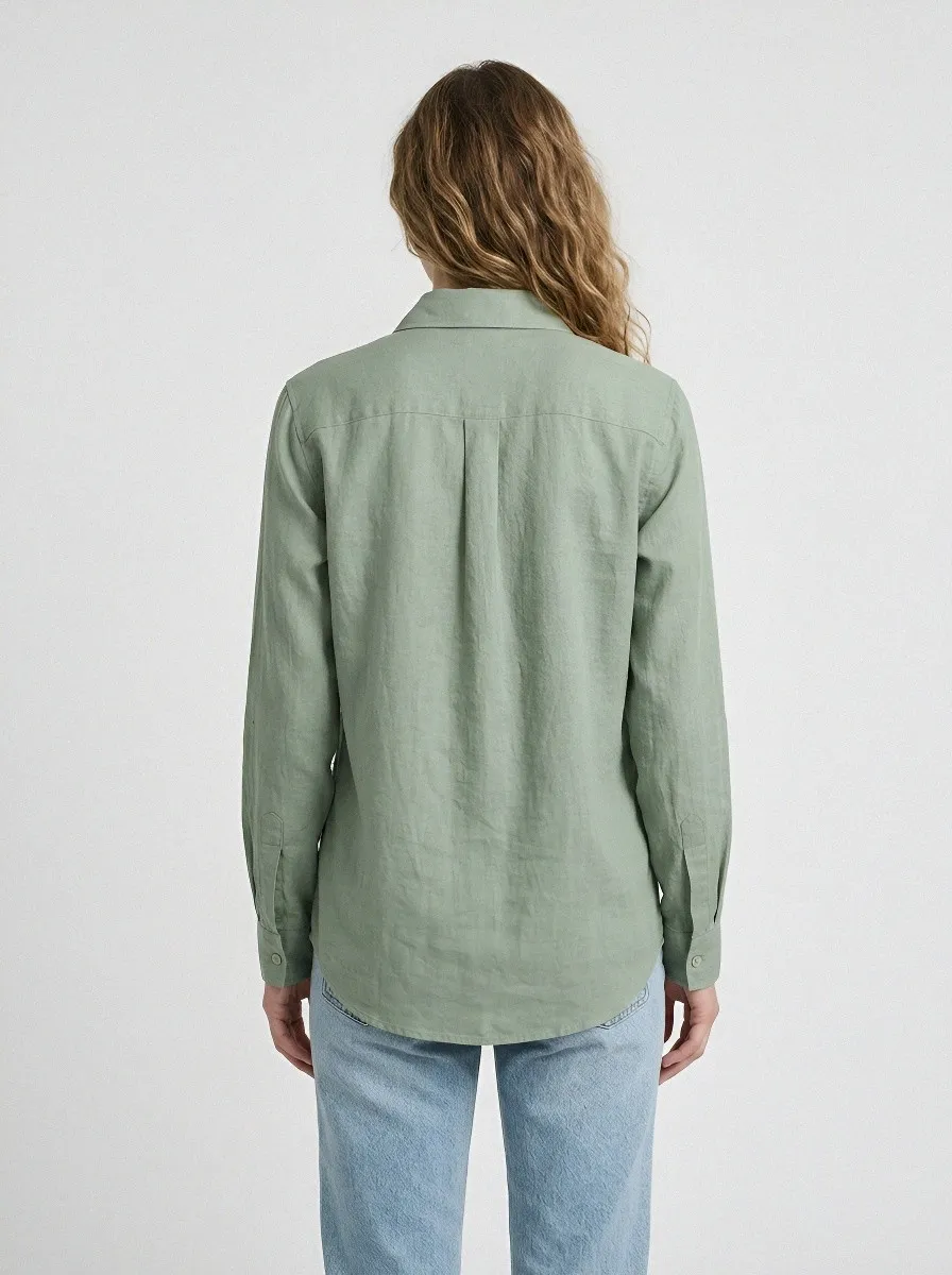 Wander Travel Map Casual Shirt