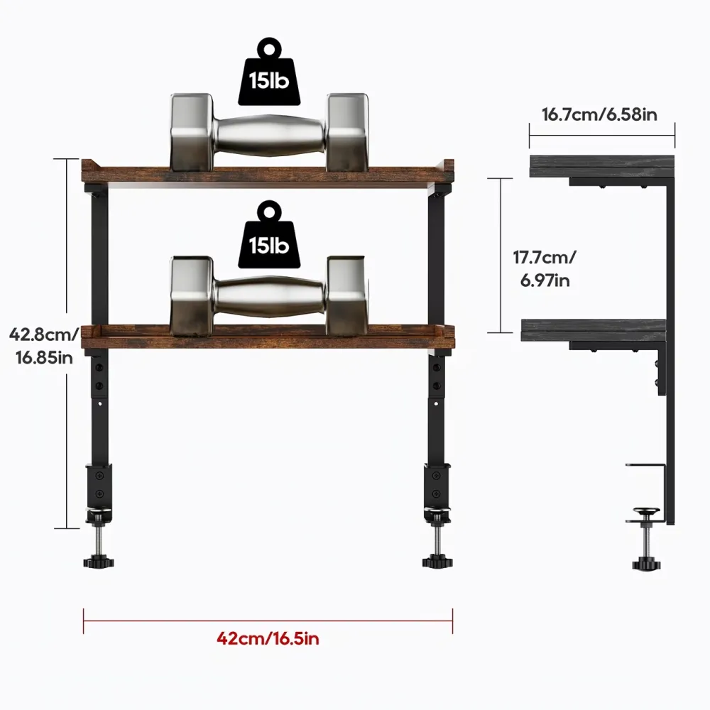 Clamp-On Desk Shelf