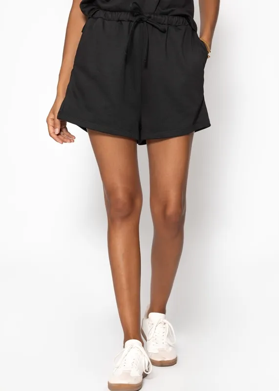 Black Everyday Easy Shorts