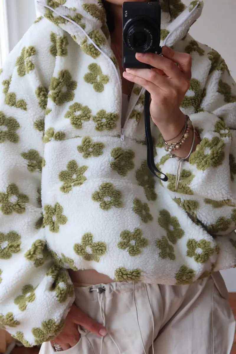 Stand-Collar Oversized Loose Jacket