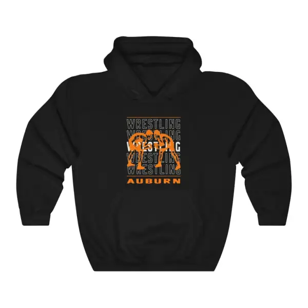 Player Wrestling Graphic Pullover Hoodie