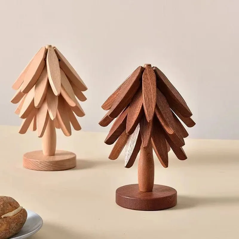 Wooden Modular Trivet Set
