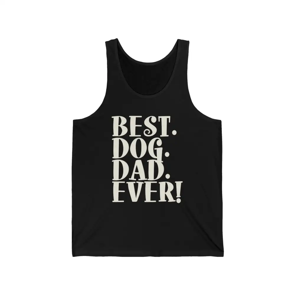 Dog Dad Text Tank Top