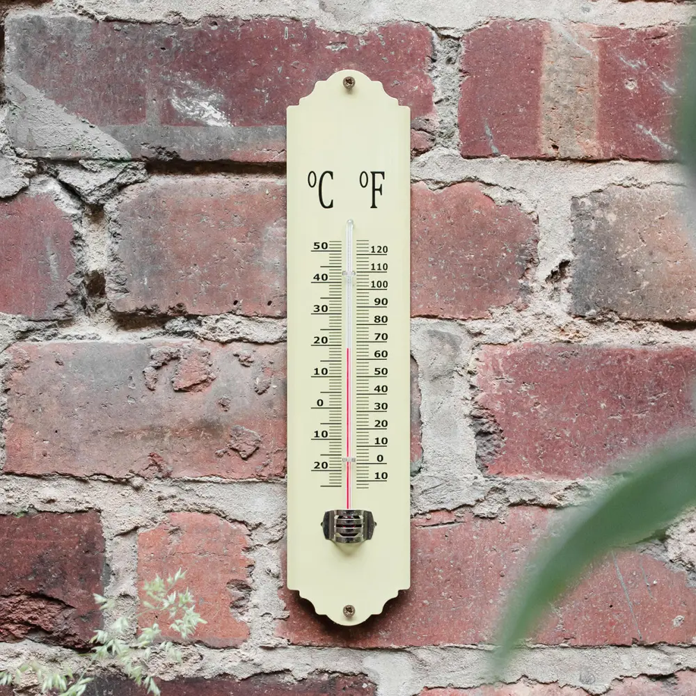 Enamel Garden Wall Thermometer