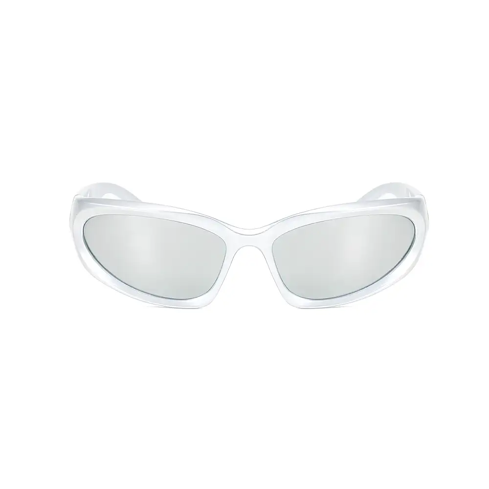 Open Air Round Oversized Gradient Lens Uv Protective Fashion Sunglasses