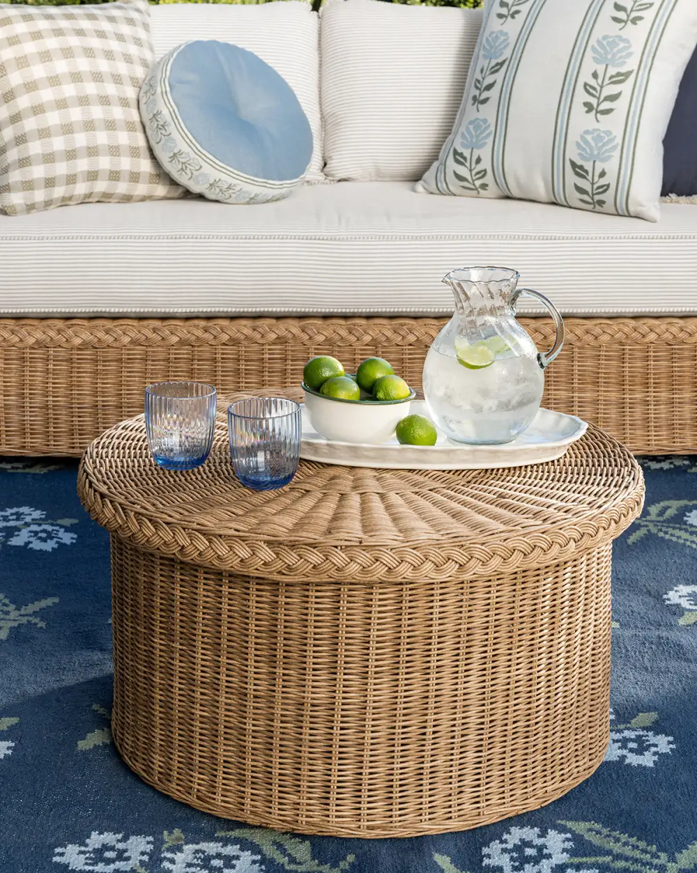Outdoor Wicker Coffee Table