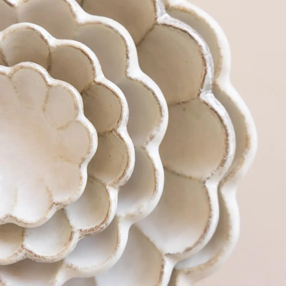 Textured Ceramic Serving Bowls