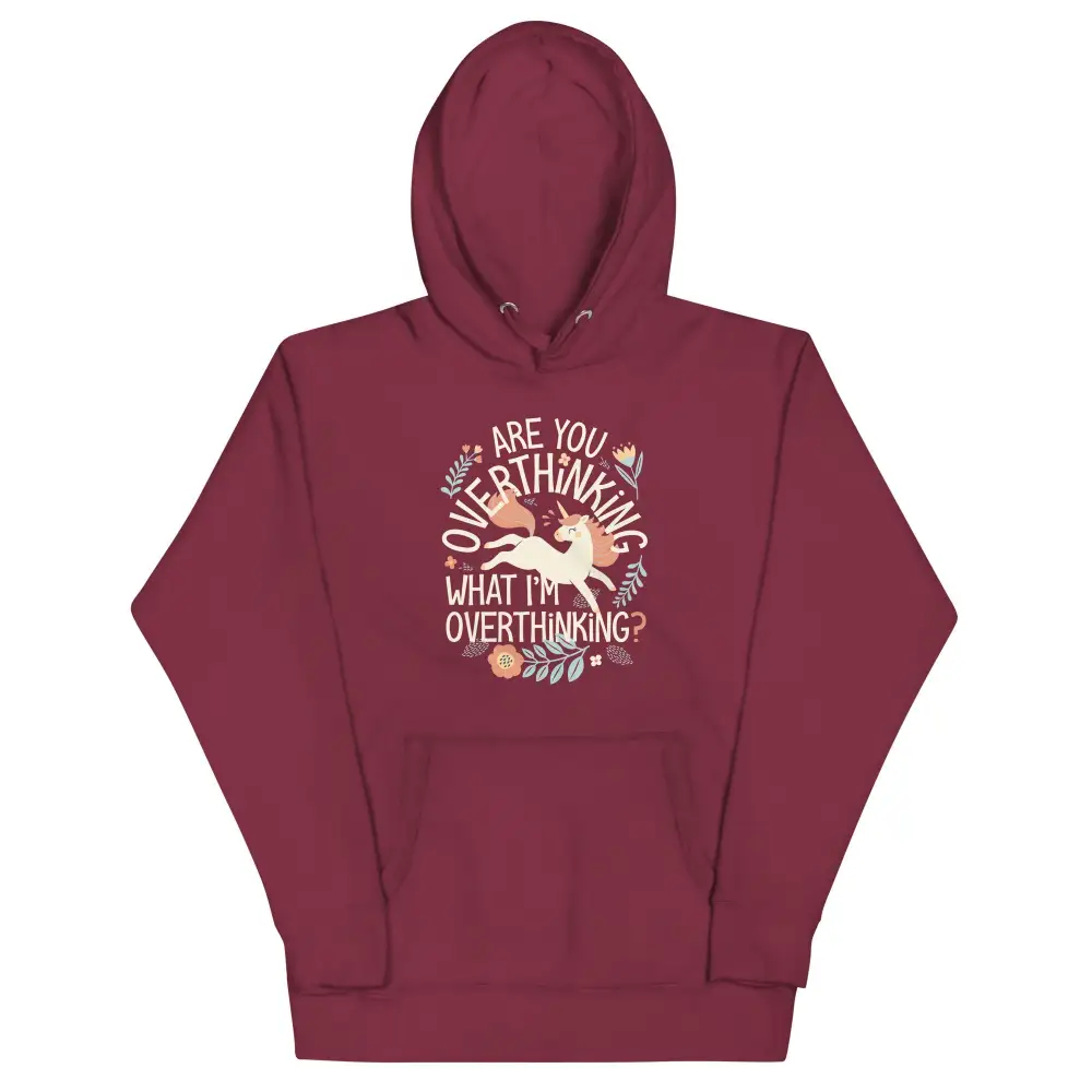 Overthinking Thought Graphic Hoodie