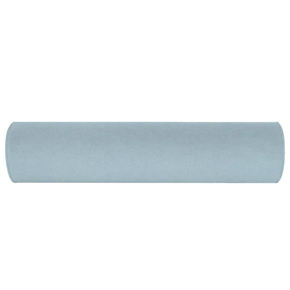 Decorative Velvet Self-Welt Bolster Pillow