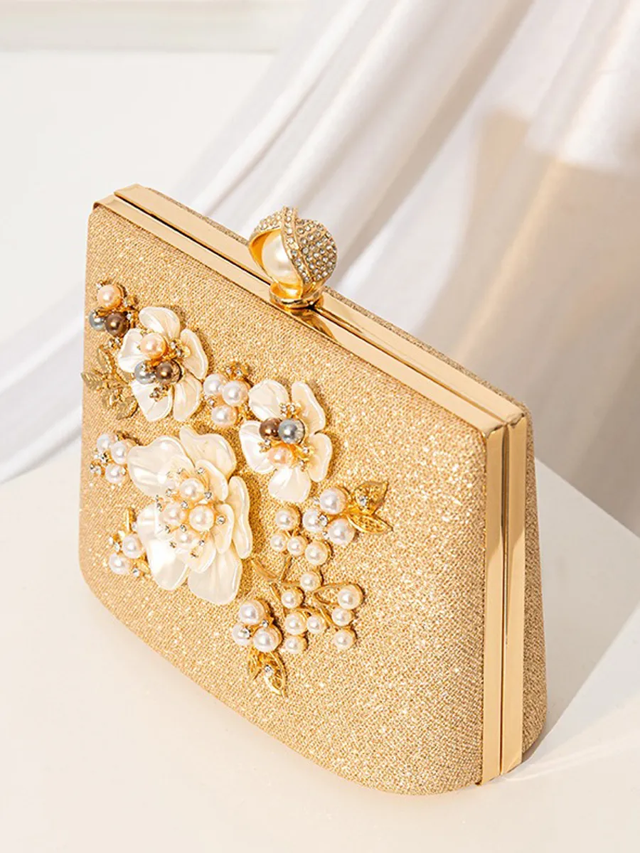 Eloise Pearl Flower Handbag