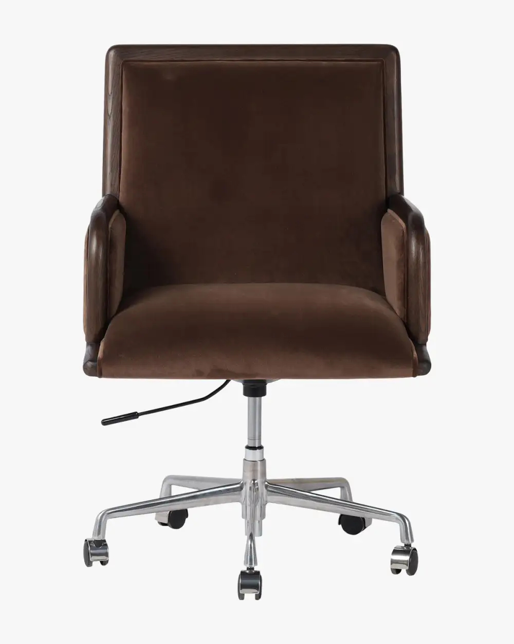 Upholstered Wood Desk Chair