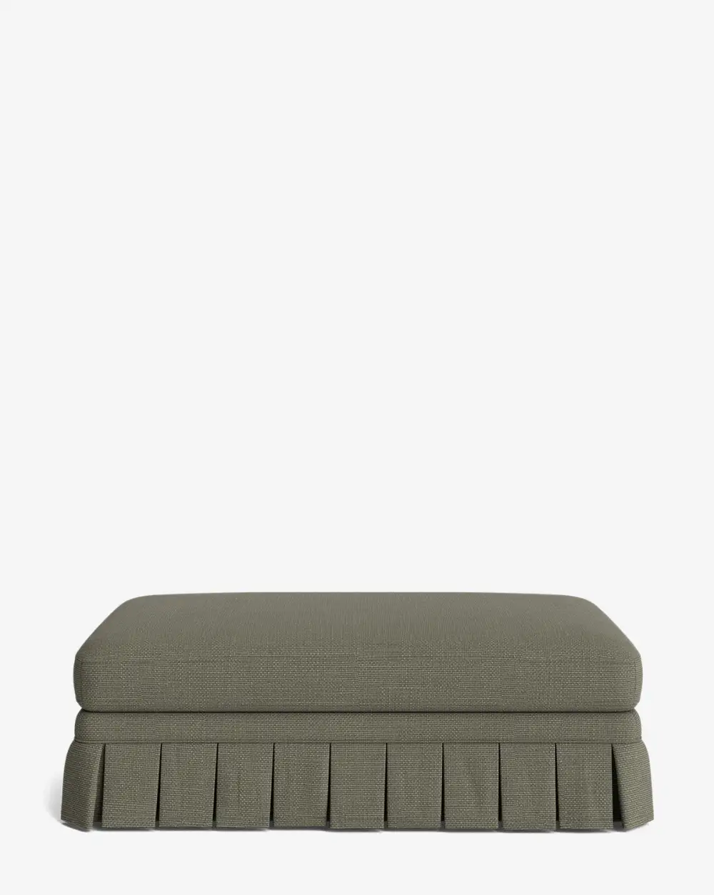 Everyday Pleated Ottoman