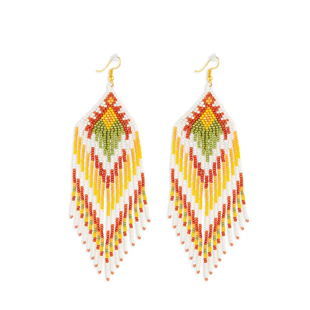 Refined Artful Beaded Earrings