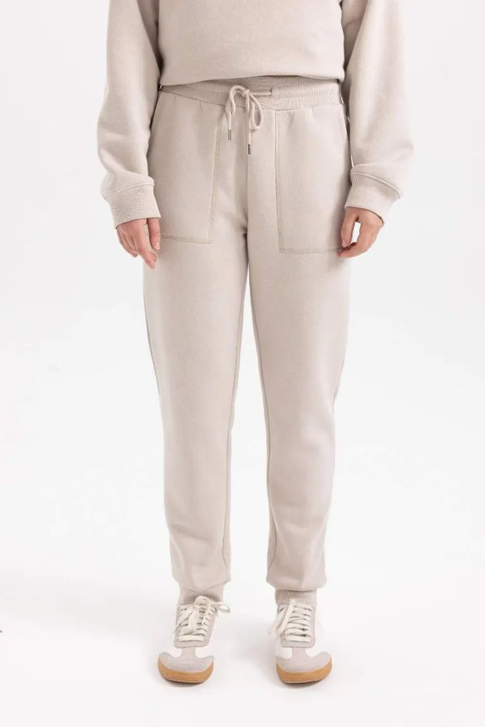 Slim Fit Solid Color Trousers