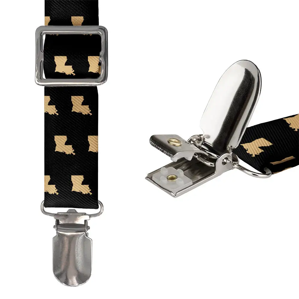 Crisp Contour Motif Suspenders