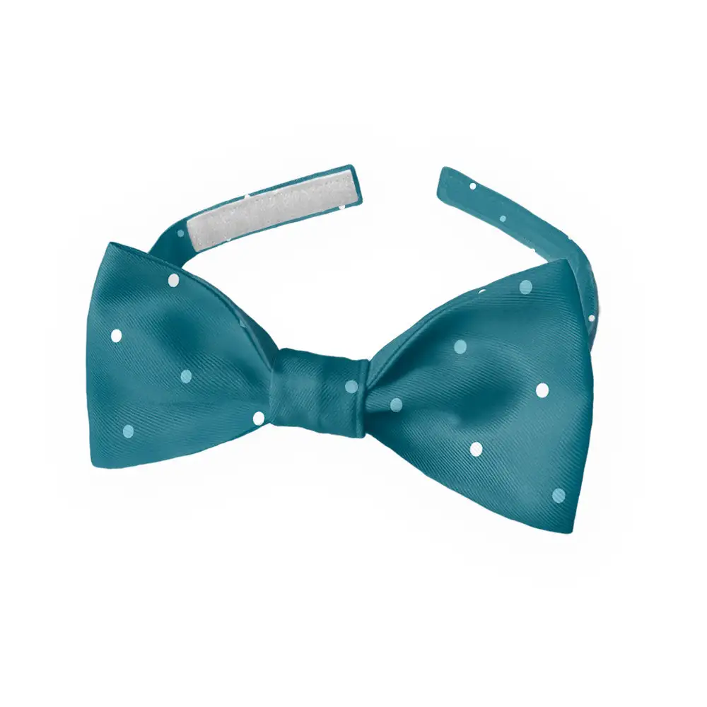 Three Color Dots Motif Bow Tie
